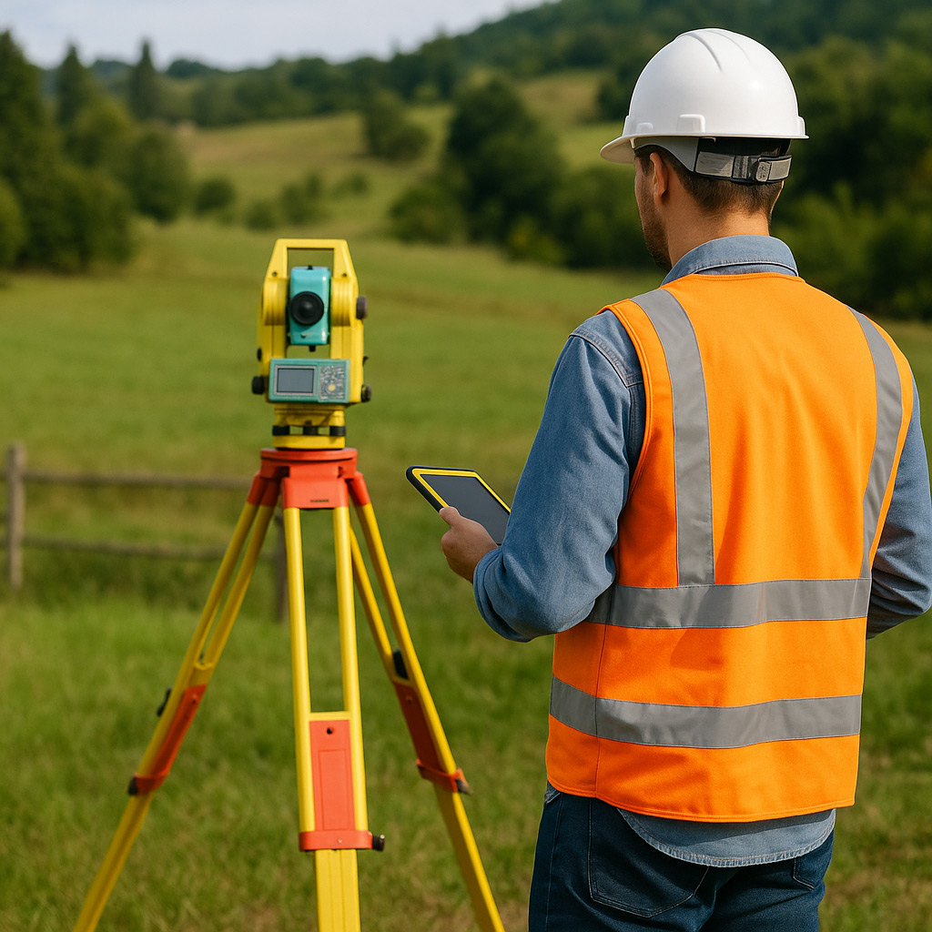 Completing a Virginia easement survey