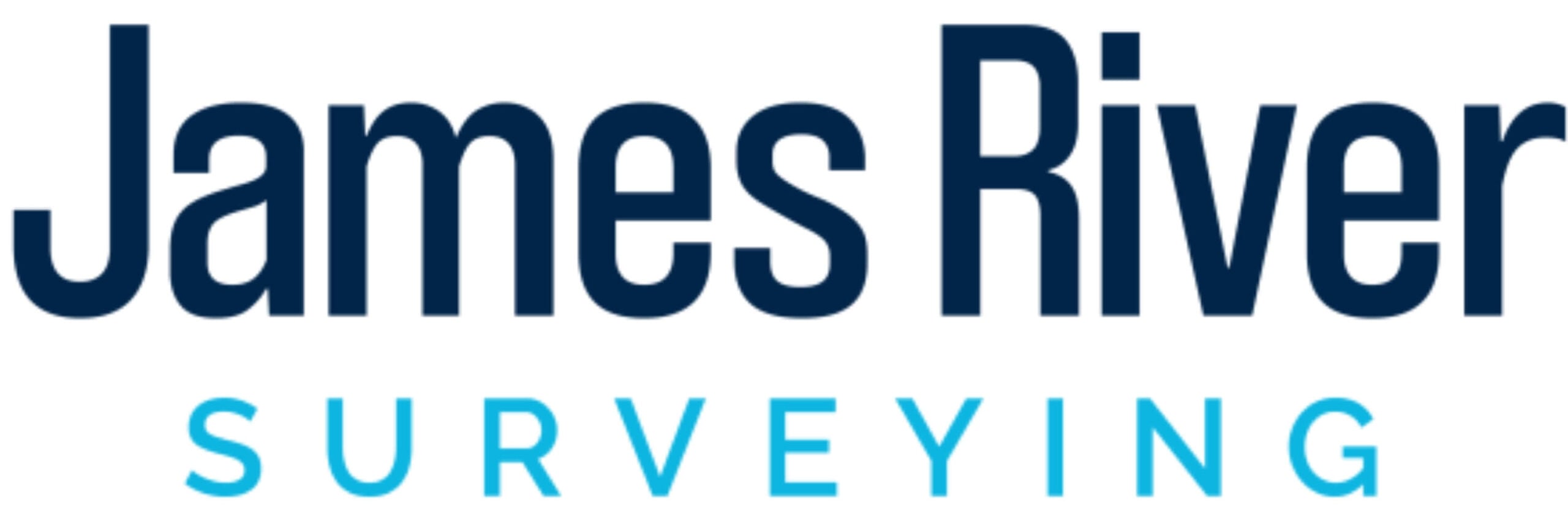James River Surveying Text Logo